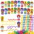 Laffunz Fine Motor Skills Toys Plastic Chain Links for Kids, Sensory Counting Toys Toddlers Math Manipulatives Math Games Preschool Kindergarten Classroom Must Haves Color Recognition Learning Games