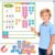 Laffunz Magnetic Place Value Manipulatives Chart Regrouping Base Ten Blocks, Addition and Subtraction Math Games for Kids, Math Manipulatives 1st 2nd 3rd Grade Teacher Classroom Must Haves for Wall