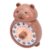 LAISANIM Cute Capybara Countdown Timer | Knob Battery Operated Clock for Kids Students Classroom