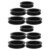 LALAFINA 10pcs Silicone Piggy Bank Stopper with Tight Seal and Easy Access, Round Black Money Box Plug for Coin Bank Closure, Classic and Modern Style Saving Box Accessory