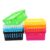 LALAFINA 8pcs Plastic Stackable Desk Storage Basket for Classroom