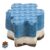LALAFINA Pottery Tool Brown Sponge Stamps and Adults, Easy to Clean Art Sponges with Longterm Usability, for Artistic Projects and Ceramic Painting Supplies