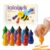 lalalark Beeswax Crayons for Toddlers 1-3, Natural Washable, 12 Colors