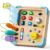 lalalark Busy Board with 15 LED Light – Montessori Learning Toddler Toy with 9 Sounds, 5 Switches & Plugs, Travel Toys Sensory Activity Board for 1 2 3 Years Old Boy & Girl Birthday Gift
