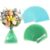 Lallisa 100 Pack Triangle Floral Foam with Fresh Flower Shipping Bags and Zip Ties, Bouquet Transport Kit for Florist Packaging, Leak Resistant Arrangement for Keeping Blooms Hydrated