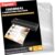 Laminating Sheets, 100 PCS 3 Mil Laminating Pouches 9 x 11.5 Thermal Laminate Sheets Holds 8.5 x 11 Inch Sheets, Universal Lamination Paper for Laminator, Photos, Files, Round Corner Letter Size