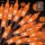 LAMPHOME Orange LED Outdoor Halloween Lights, 17.72 FT Mini String Light with 9 Modes & 6 Hour Timer, Waterproof Battery Operated for Indoor Outdoor Halloween Holiday Home Xmas Tree Patio Décor
