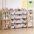 LAMU 3-in-1 Toy Organizer with Bookshelf, Stuffed Animal Storage with 12 Bins and 3 Shelves, Wooden Book Shelf for Playroom Kids Room Nursery Bedroom Living Room Decor, White