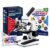 LaMulaOptics Microscopes 40X-2000X, Biological Microscope with Prepared Slides Kit for Students