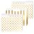 Landhoow 24 Pack Decorative File Folders with 1/3 Cut Tabs, Gold Foil Stripe and Polka Dots File Folders Letter Size Pocket Document Organizers for Classroom, Back to School Student Teacher Supplies