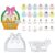 Landhoow 24 Set Resurrection Eggs Easter Story Bible Craft Set Holiday Gift DIY Handmade for Sunday Home Activities Religious Theme Party Coloring Basket Activity (Easter)