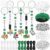 Landical 564 Pcs Soccer Charm Keychain Making Kit DIY Name Bead Craft