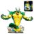 LANGLICHUN Mythical Dragon Building Set, 1907 Pcs Epic Green Beast Model Kit, Glowing Eyes Legend Figure, Massive Desktop Decor Gift for Adult Fans, Gamers and Hobbyists 1907PCS