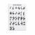 Language Education Braille Alphabet Chart Posters (5) Canvas Painting Wall Art 16x24inch(40x60cm) Unframe-style
