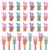 LanMa 30 Pack Pencil Erasers Toppers,Cute Rabbit Pencil Top Cap Erasers for Kids Classroom Prizes,Game Reward,Easter Egg Fillers,Back to School Supplies,Goodie Bag Stuffers,Party Favor