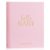 Lanpn Hello Baby First 5 Year Memory Book for Boy Girl – Linen Hardcover Baby Book Keepsake for New Parents – Newborn Baby Journal Scrapbook Photo Album Baby Milestone Book (Pink, 154 Pages)