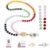 Lanyards for ID Badges and Keys, Natural Stone Beaded Teacher Lanyard