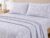 LANYETON 100% Cotton Flannel Sheets, Queen, 4PC