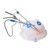 Laparoscopic Simulator Training Box, 360° Clear View Surgery Practice Kit with 4 Stainless Steel Instruments, Suture Pad, 5 Silicone Ports for Medical Training