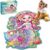 Larchio Mermaid Gifts for Girls, 45PCS Jumbo Memarid Floor Puzzle for Kids Age 3-5 Toddler Floor Puzzle Educational Learing Toys for Kids