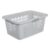 Large 2 Bushel Plastic Laundry Basket, Light Gray