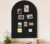 Large Arched Felt Bulletin Board 35″ x 24″,Cork Board Alternative – 6 Customized Felt Wall Tiles with Push Pins, Cork Boards for Walls Pin Board for Office & Home Panels – Black