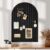 Large Arched Felt Bulletin Board, 35 x 24 in, Cork Board Alternative