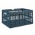 Large Blue Foldable Storage Basket with Handles