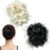Large Bow Chiffon Silk Hair Clips for Women Elegant Feather Claw Clips