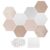 Large Bulletin Board Hexagon High Density Noise Reduction