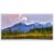 Large Canadian Banff Rockies Autumn Lake Wall Art Snow Capped Mountain Peaks Canvas Poster Colorful Fall Forest Calm Landscape Print Rustic Nature Decor for Living Room Cabin 24x48inch Unframed