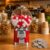 Large Capacity Gumball Machine | Coin-Operated Gachapon Dispenser(Red)