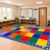 Large Classroom Rug 7’7″ x 13′ with 28 Seats for Preschool & Elementary