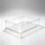 Large Clear Plastic Organizer Tray,12″x6″x2″ Wide PET Storage Drawer Tray