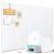 Large Cork Board for Walls Fine-Stripe Bulletin Board with 60 Adhesive Tabs