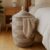 Large Decorative Wicker Storage Basket with Lid, Laundry Hamper, Blanket Storage, Toys Bin, Clothes Holder, Boho Style, 18″ Wide, 23″ Tall (Gray White)