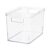 Large Deep Clear Plastic Pantry Storage Bin Organizer, Kitchen Cabinet, Fridge, Shelf and Countertop Storage Container for Pantry Organization, 12″ x 7.5″ x 8″
