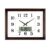 Large Digital Wall Clock Solid Wood Square Wall Clock HD Modern LCD Display Silent Wall Clock for Bedroom Kitchen Modern Wall Clock 18 Inch Clock