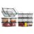 Large Freezer Organizer Bins for 10 to 20 Cu.Ft,Leak-Proof Bottom,6 Pack