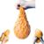 Large Fried Chicken Leg Slow Rebound Squeeze Toy, Realistic Food Fidget Stress Relief Sensory Toy for Adult Office Decor