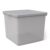 Large Gray Plastic Storage Box with Lid