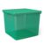 Large Green Plastic Storage Box with Lid