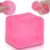 Large Ice Cube Squishy Toy 7cm (2.76Inch), Ssqauvig Big Slow Rising Squishies for Sensory Play, Perfect Stress Relief Fidget Toys for Adults Anxiety, Squishy Cube Sensory Toys (Pink)