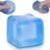 Large Ice Cube Squishy Toy 7cm (2.76Inch), Ssqauvig Big Slow Rising Squishies for Sensory Play, Perfect Stress Relief Fidget Toys for Adults Anxiety, Squishy Cube Sensory Toys (Blue)