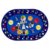 Large Oval Classroom Rug, 6×9Ft ABC Rugs for Kids Playroom, Education Classroom Circle Time Carpet Elementary for Learning Alphabet, Numbers, Words, Area Preschool Playmat for Daycare Kindergarten