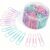 Large Paper Clips, 2 Inch, 300 Psc in Macaron Purple, Pink & Green, Anti-Rust Metal Colored Paperclips Ideal for Office, Home & School Use, 50mm Jumbo Paper Clips
