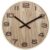 Large Retro Wall Clock， 14’’ Non Ticking Classic Silent Wooden Wall Clock Decorative Living Room， Battery Operated (Yellow)