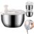 Large Salad Spinner: 6L Stainless Steel Lettuce Spinner with Washing Basket