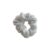 Large Scrunchie 2pcs Summer Double Layer Silk Scrunchies Flower(Small blue)