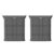 Large Storage Bag with Zipper Non-woven Fabric Organizer with Handles